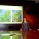 William Gadoury explica su teoría de la existencia de una ciudad maya desconocida. Imagen: Agencia Espacial Canadiense